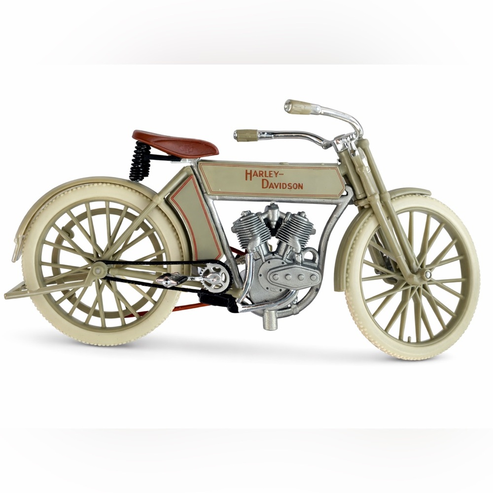 Harley-Davidson 1909 Twin 5D V-Twin Die-Cast Motorcycle Model 1:10 Scale